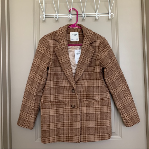 A&F Wool-Blend Blazer Coat XXSP - Picture 2 of 7